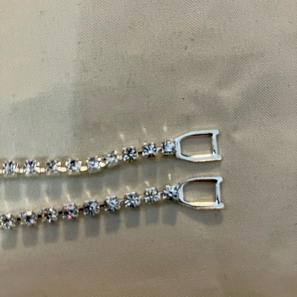 Swarovski Crystal Tennis Bracelets - Silver Tone - Picture 5 of 6